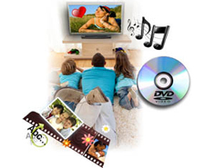 regardez votre diaporama sur une platine DVD