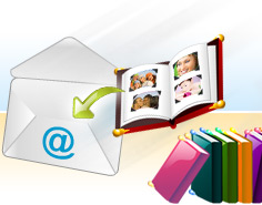 アルバムもメール送信できます！