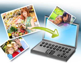 コンピューターに写真をダウンロード